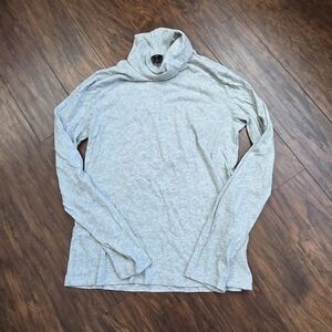 J.Crew Tissue Turtleneck Vintage 2018 Light Heather Gray Size Small